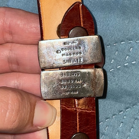 Sterling Silver Douglas Magnus Buckle set - Picture 8 of 10